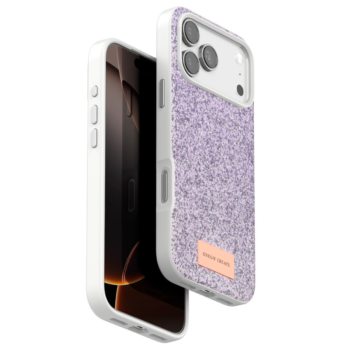 Onegif Apple iPhone 17 Pro Max Bright Simli Kapak